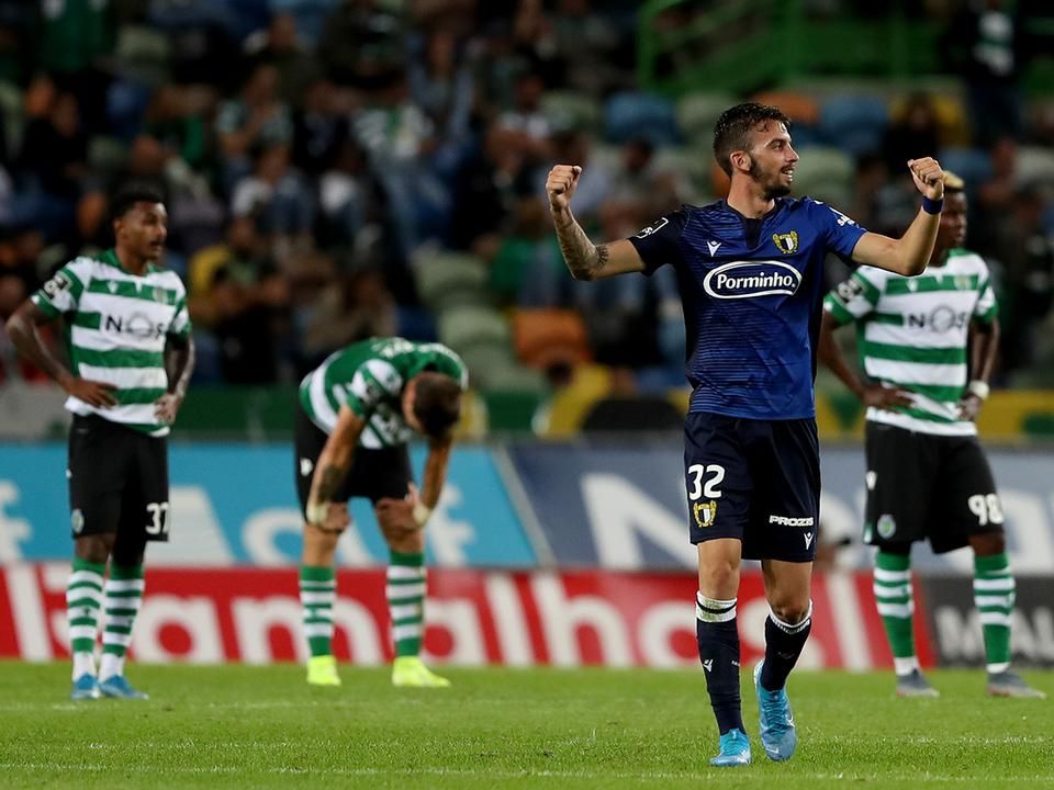 A Sporting idegenbeli legyőzése nagy fegyvertény a Famalicao számára (Fotó: AFP)