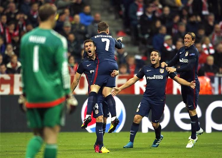 Az Atlético Madrid idegenben szerzett góllal bejutott a BL döntőjébe (Fotók: Reuters)