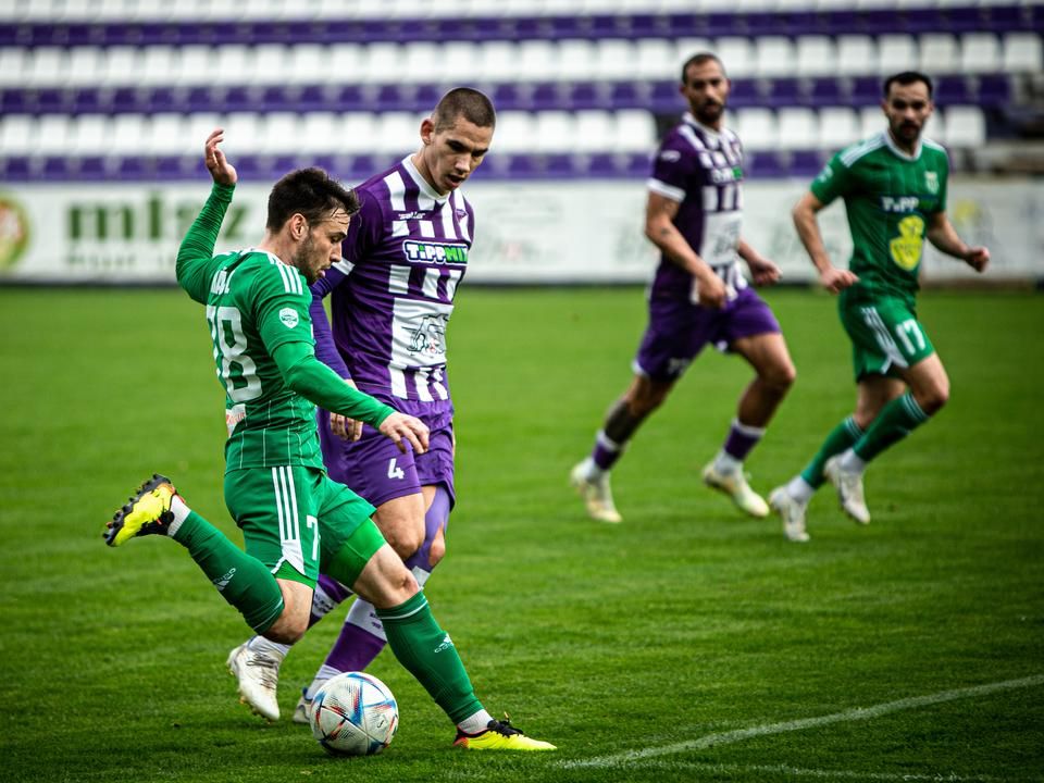 A meccs embere a vasiak mindkét gólját lövő Rácz Barnabás volt (Fotó: Für Henrik/Békés Megyei Hírlap)