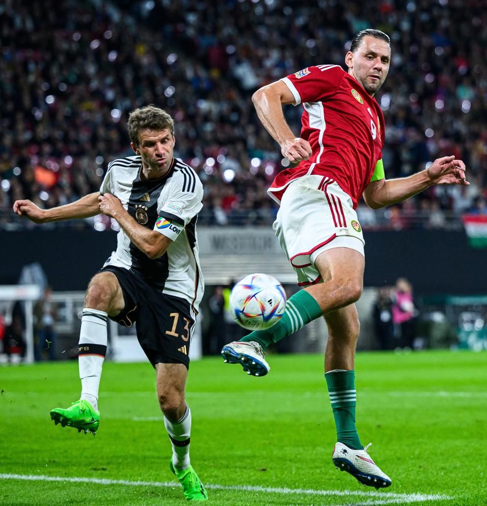Szalai Ádám németeknek lőtt gólja a kapitánynak is nagyon tetszett (FOTÓ: GETTY IMAGES)