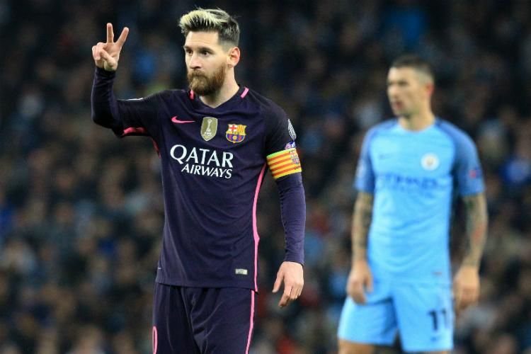 Lionel Messi sok mindennek örülhetett a kedd esti meccs után, ám a vereségnek biztosan nem (Fotó: AFP)