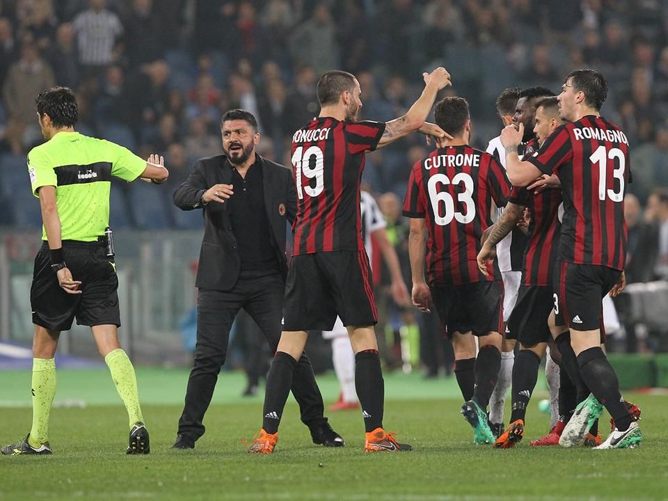 Gattuso visszatért a Milanhoz, és magával hozta a tőle megszokott harcos mentalitást (Fotó: AFP)