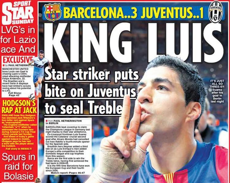 Daily Star: Luis király – a sztárcsatár belemart a Juvéba, így megpecsételte a triplázást
