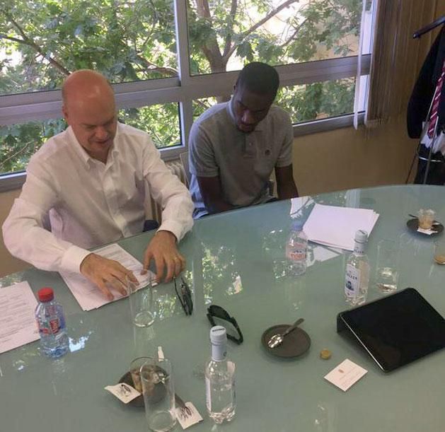 Kondogbia aláírt az Interhez? (Fotó: Twitter)