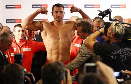 Klicsko 110 kilóval mérlegelt