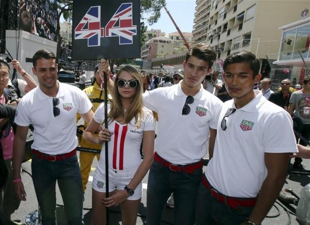A konkurenciát Cara Delevingne brit modell képviselte Monacóban (Fotó: Action Images)