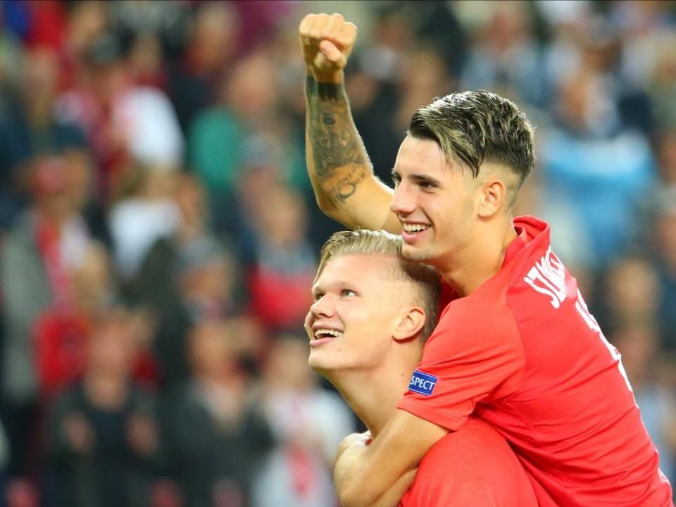 Szoboszlai Dominik és Erling Haaland ezúttal egymás ellen lép pályára (Fotó: Getty Images)