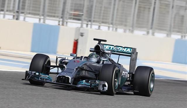 Rosberg a késői kezdése után alaposan belehúzott utolsó téli tesztnapján (Fotó: Action Images)