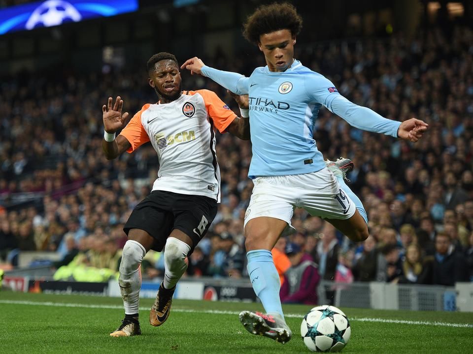 Leroy Sané és a Manchester City elképesztő formában van – a Napoli ellen ismét bizonyíthat (Fotó: AFP)