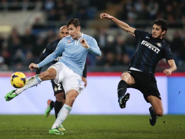 Klose a 81. percben döntött, a Lazio legyőzte az Intert (Fotó: Reuters)