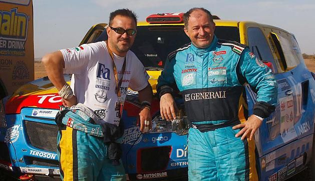 Bunkoczi László és Szalay Balázs (Fotó: Opel Dakar Team)