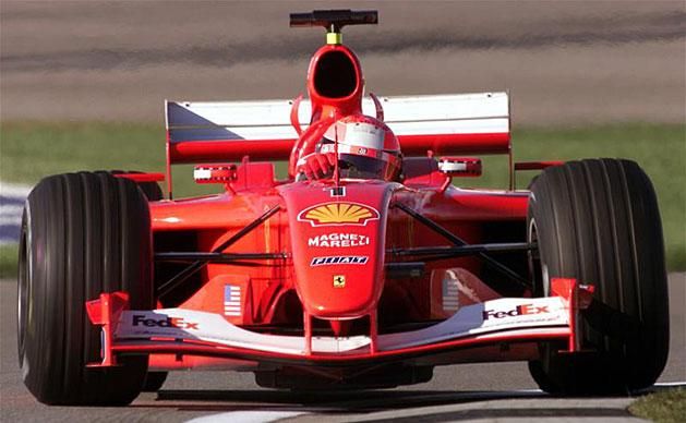 2001: Ferrari, 17 futam, 9 győzelem, 123 pont (világbajnok)