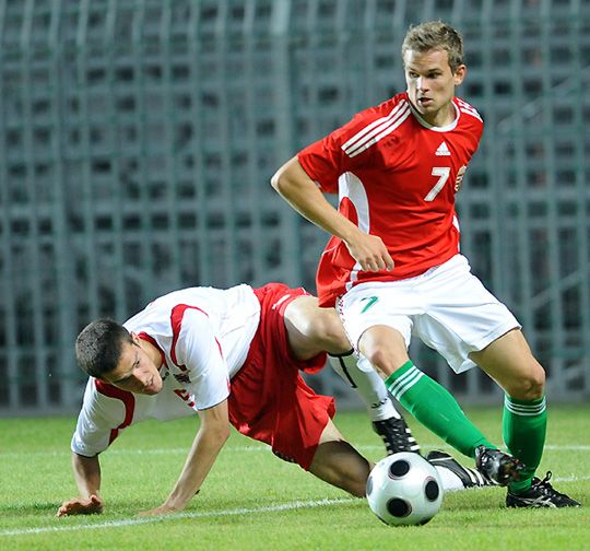 Koman Vladimir (jobbra) a tavalyi U19-es Eb után most is irányíthatja társait (Fotó: Németh Ferenc)