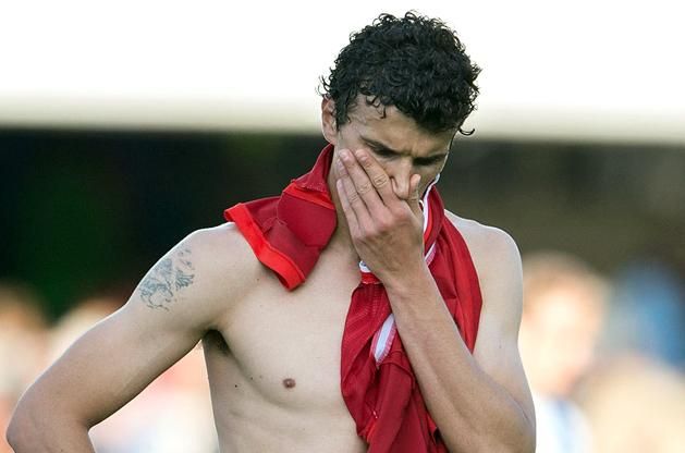 Roman Eremenko nagyon csalódott volt a meccs után (Fotó: iltalehti.fi)