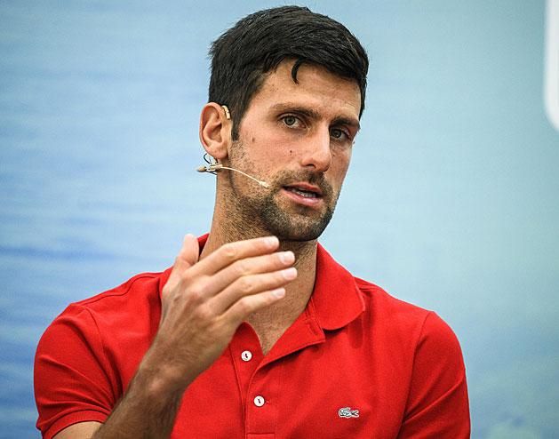 Novak Djokovics (Fotó: AFP)