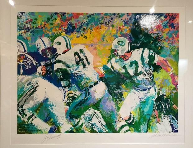 Megfestett győzelem: Joe Namath (12-es mezben) a III. Super Bowlon