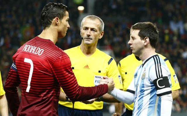Úgy tűnik, nincs harag CR és Messi között (Fotó: Action Images)