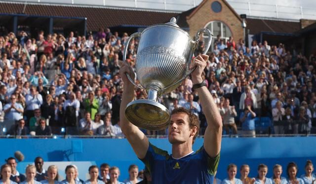 Andy Murray sikerét hozta a londoni füves pályás tenisztorna (Fotó: Action Images)