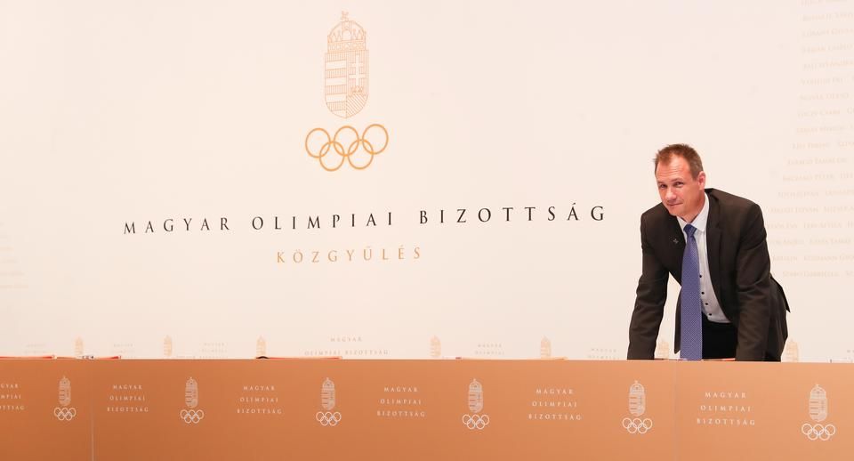 Kulcsár Krisztián, a Magyar Olimpiai Bizottság elnöke napról napra magányosabb (Fotó: Tumbász Hédi)