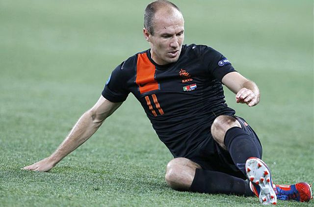 Robben és a holland válogatott csalódást keltett az Eb-n (Fotó: Reuters)