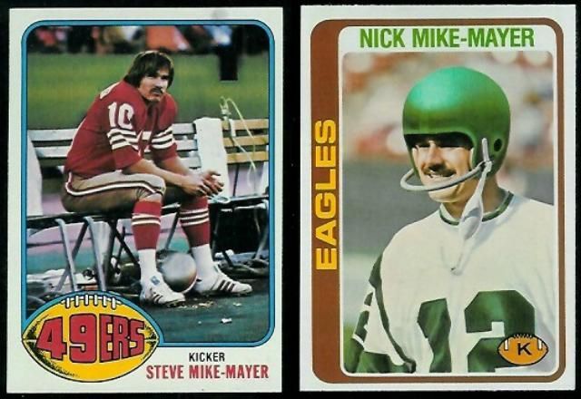 A sportolásban édesapjukra ütő, abban két legsikeresebbik Mike fiú, István és Miklós is éveket töltött el az első számú amerikaifutball-ligában, az NFL-ben (Fotó: www.ebay.com)