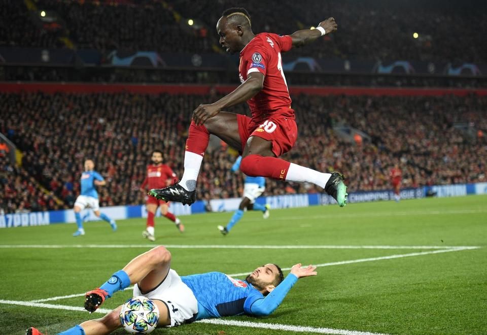 Csalóka: a Napoli nem maradt alul, a Liverpool nem kerekedett felül (Fotó: AFP)