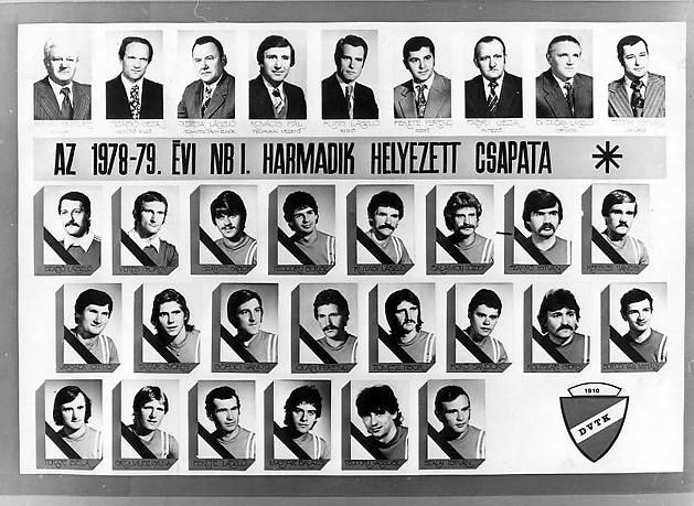 Az 1978–1979-es bajnokság diósgyőri csapata
