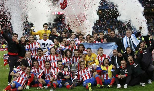 Igazi kupacsatában diadalmaskodott az Atlético a Real elleni döntőben (Fotó: Reuters)