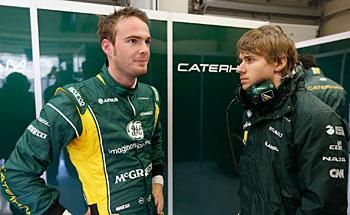 Van der Garde (balra) és Pic is családi kapcsolatának
köszönheti, hogy az F1-be jutott/ott maradt