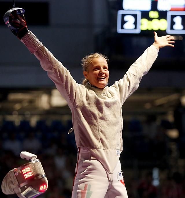 Várhelyi Anna a kiesés széléről jött vissza a legjobb 32 között, majd a nyolcaddöntőben simán nyert (Fotók: Mirkó István)