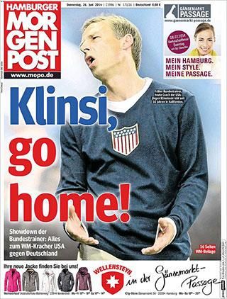 Meccs előtti „jókívánság” Klinsmannak Hamburgból