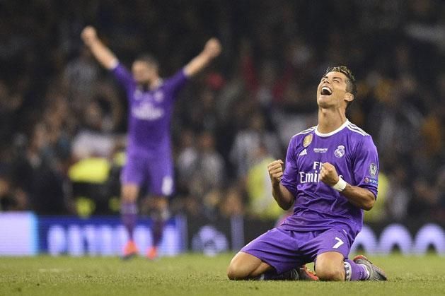 C. Ronaldo duplázott, a Real Madrid megvédte a címét (Fotó: AFP)