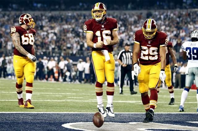 Colt McCoy nagyszerű játékának köszönhetően a Redskins legyőzte a Cowboyst (Fotó: Action Images)