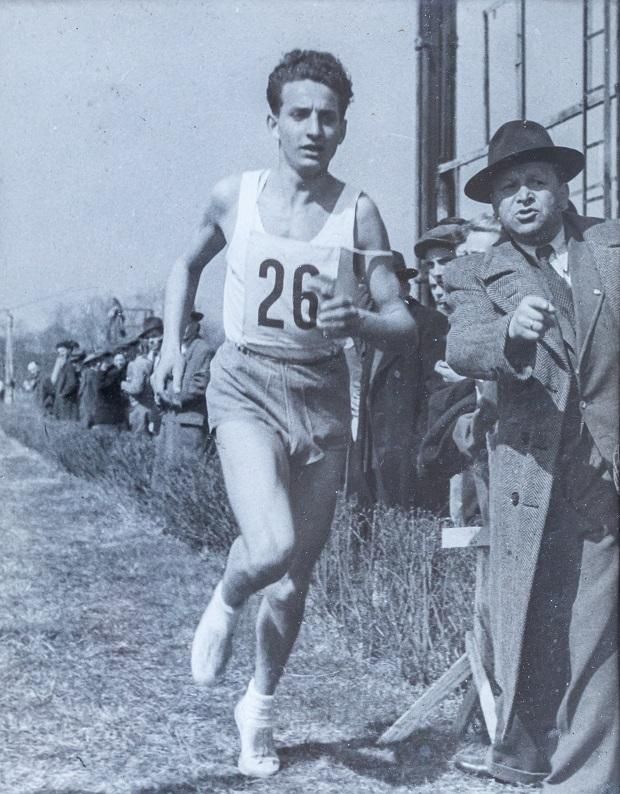 1951-ben TF-es diákként nyerte meg mezei futásban az ob-t (Fotó: Béres Ernő archívumából)