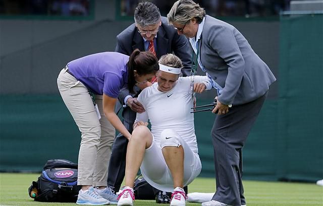 Azarenka megsérült, de megnyerte a meccsét (Fotó: Reuters)