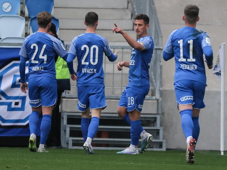 Németh Krisztián gólja három pontot ér (Fotó: Dömötör Csaba)