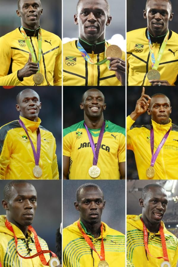 A fotósorozat, amely egyetlen atlétának van: 3 olimpia 3-3 számának 9 aranyával (FOTÓ: AFP)