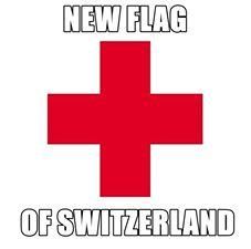 Az új svájci zászló - tényleg el kell állítani a vérzést