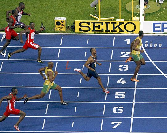 Usain Bolt új dimenziókat nyitott meg Berlinben (fotó: Reuters)