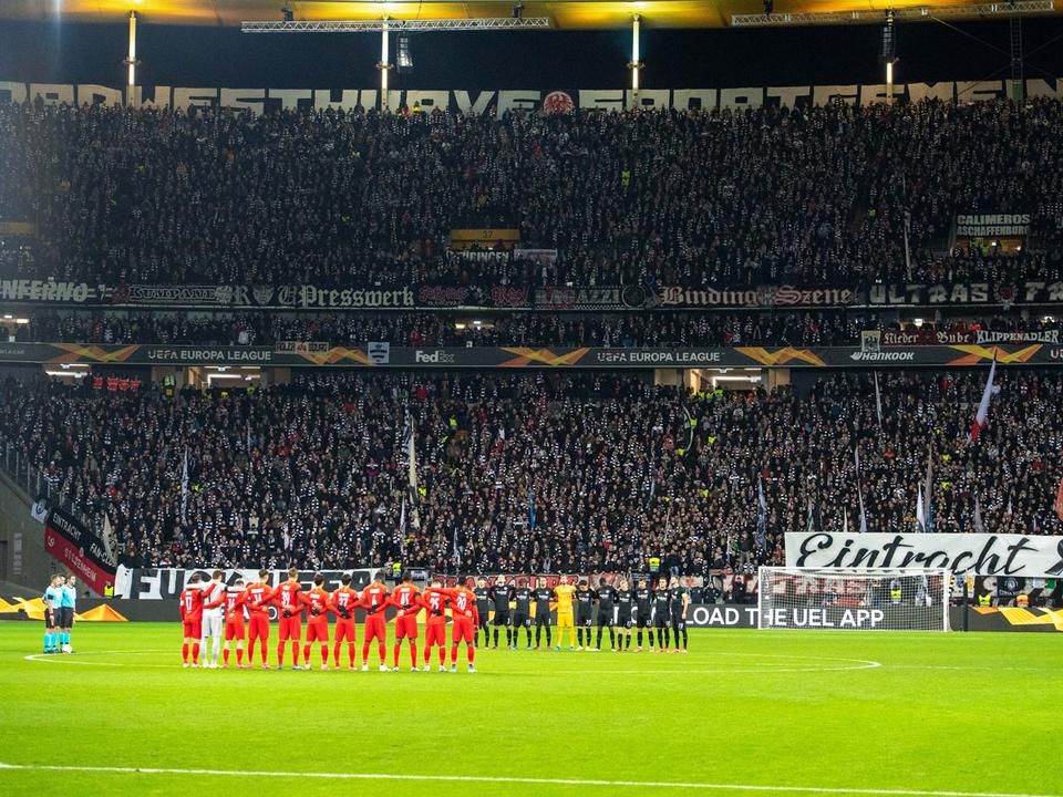 Későbbi időpontban rendezik az Eintracht Frankfurt–Salzburg párharc visszavágóját (Fotó: AFP)
