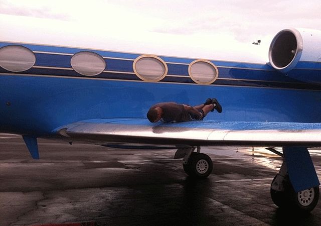 Dwight Howard, ha már egyszer repült Supermanként, nem hagyhatja ki a repülőgépet (Fotó: Marca.com)