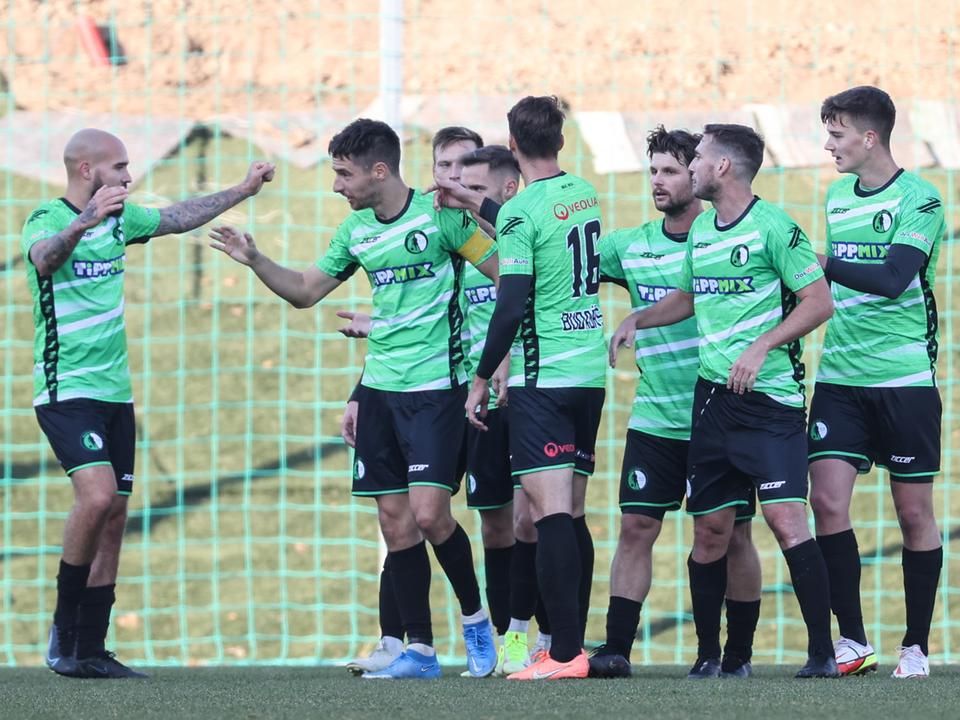 Molnár Csaba mesteri gólja után jogosan örültek a hazai játékosok