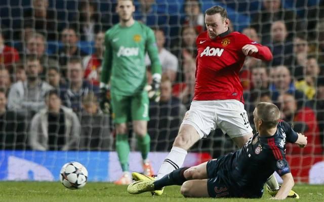 Wayne Rooney vs. Bastian Schweinsteiger (Fotó: Action Images)