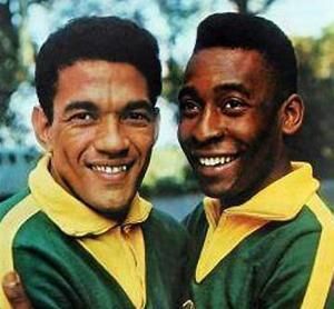 Garrincha (1933–1983) és Pelé (1940–)