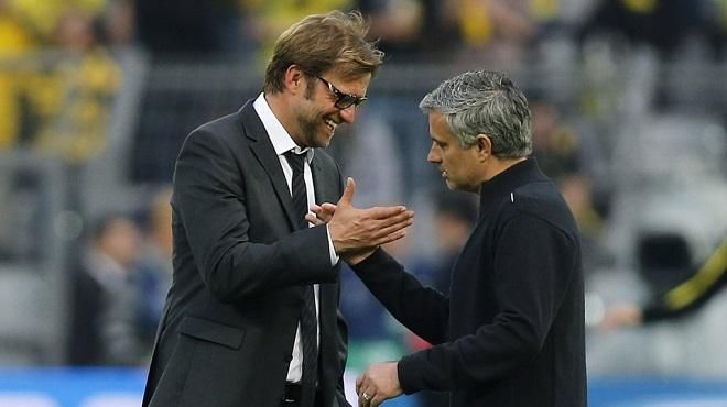 Mourinho és Klopp kölcsönösen tiszteli egymást (Fotó: ilcatenaccio.es)