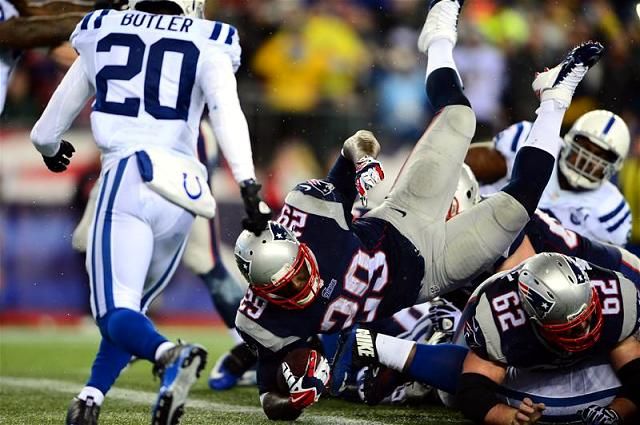 LeGarrette Blount 166 yardot és 4 TD-t futott a Colts ellen (Fotó: Action Images)