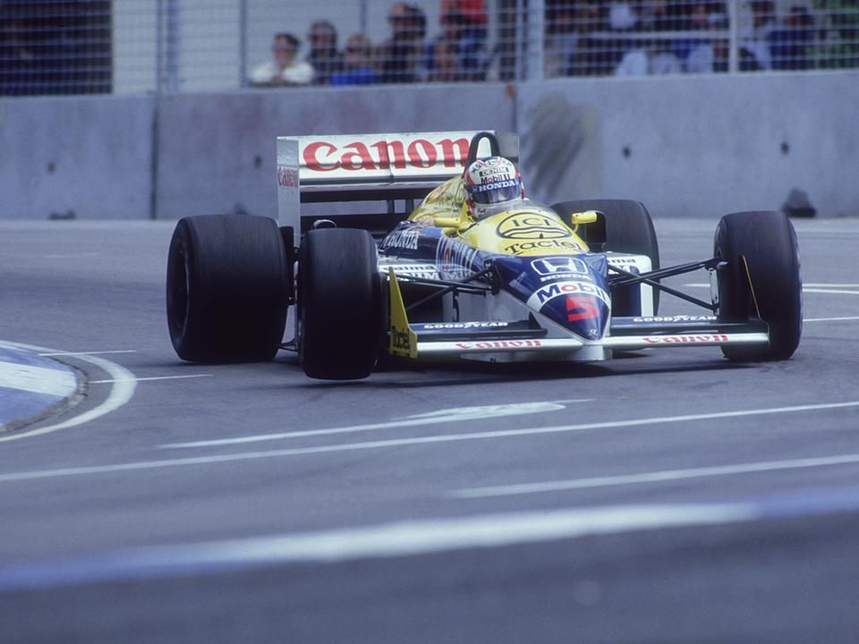Nigel Mansell a 64. körig a verseny minden pillanatában vb-győzelemre állt (Fotó: Getty Images)