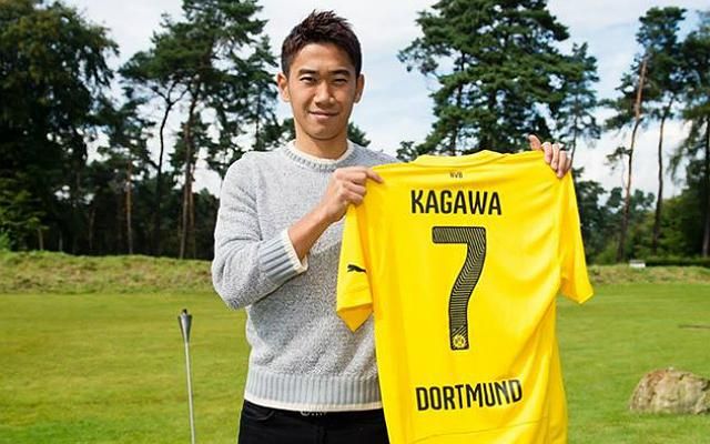Kagava a hetest kapta Dortmundban (Fotó: facebook.com/BVB)