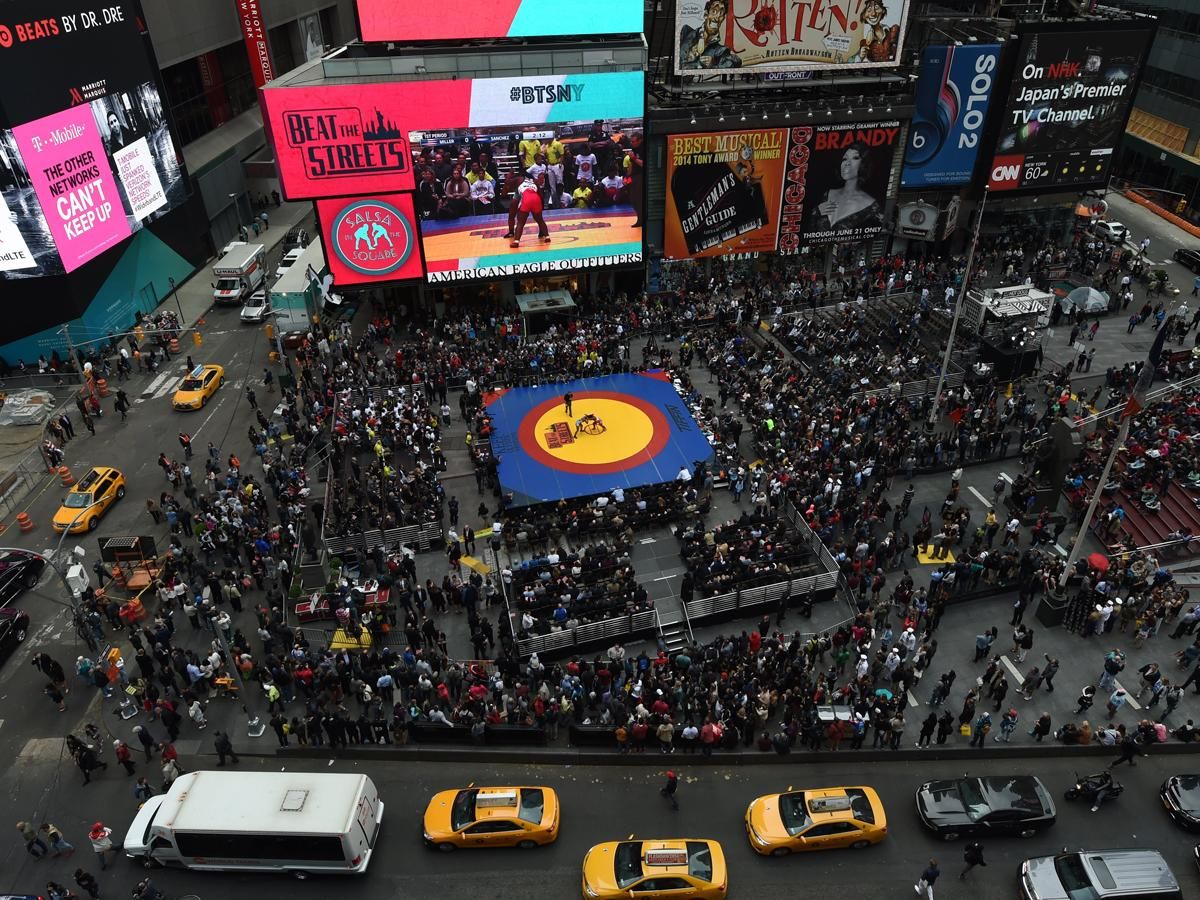 Majdnem megszokott New York-i városkép (Fotó: AFP)