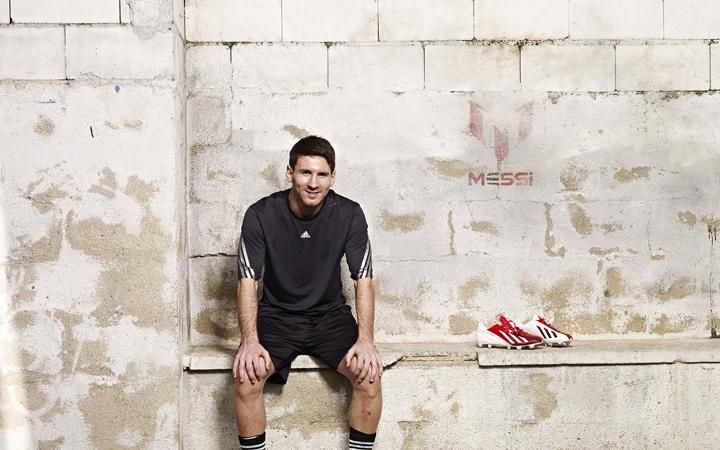 Az adizero f50 Messi futballcipő kampányának képei (Fotók: adidas)